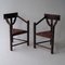 Swedish Sculptural Monk Chairs, Sweden, 1950s, Set of 2 20