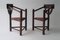 Swedish Sculptural Monk Chairs, Sweden, 1950s, Set of 2, Image 10