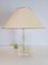 Regency Table Lamp in Acrylic Glass & Brass, Italy, 1970s 5
