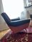 Mid-Century Armchair in Leatherette & Velvet, 1950s, Image 7