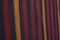 Long Vintage Striped Turkish Kilim Runner Rug, Image 8