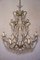 Maria Teresa Chandelier with 6 Lights in Gilt Iron and Pendant Drops, 1950s, Image 8