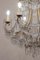 Maria Teresa Chandelier with 6 Lights in Gilt Iron and Pendant Drops, 1950s, Image 3