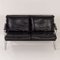 Black Leather Sofa by Preben Fabricius for Walter Knoll, 1990s 12