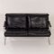 Black Leather Sofa by Preben Fabricius for Walter Knoll, 1990s, Image 12