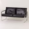 Black Leather Sofa by Preben Fabricius for Walter Knoll, 1990s, Image 1
