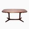 Danish Oval Extending Teak Dining Table by Dyrlund, 1960s 1