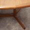 Danish Oval Extending Teak Dining Table by Dyrlund, 1960s 5