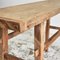 Table Console Rustique en Orme, 1920s 4