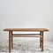 Rustic Elm Ag Console Table, 1920s 1