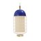 Cobalt Magnolia II Suspension Lamp with Brass Ring by Dooq 2