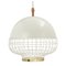 Cobalt Magnolia I Suspension Lamp with Brass Ring by Dooq, Image 7