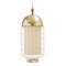 Brass Magnolia II Suspension Lamp with Brass Ring by Dooq 2