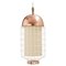 Copper Ivory Magnolia Ii Suspension Lamp with Copper Ring by Dooq 1