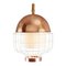 Lámpara de suspensión Magnolia III de cobre con anillo de cobre de Dooq, Imagen 3
