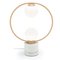 Taupe Loop Table Lamp with Marble Base by Dooq, Image 3