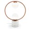 Taupe Loop Table Lamp with Marble Base by Dooq 6