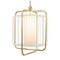 Brass and Salmon Jules Suspension Lamp by Dooq, Image 6