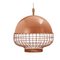 Emerald Magnolia I Suspension Lamp with Copper Ring by Dooq 10