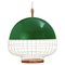 Emerald Magnolia I Suspension Lamp with Copper Ring by Dooq 1