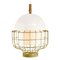 Jade Magnolia III Suspension Lamp with Brass Ring by Dooq, Image 11