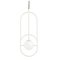 Ivory Loop I Suspension Lamp by Dooq, Image 2