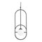 Ivory Loop I Suspension Lamp by Dooq, Image 6