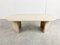 Vintage Oval Travertine Coffee Table, 1970s 7