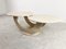 Vintage Two Tier Travertine Coffee Table, 1970s, Image 4