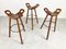 Tabourets de Bar Brutalistes Mid-Century, 1960s, Set de 3 3