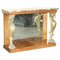Antique Regency Hardwood Giltwood and Marble Console Table 1