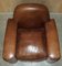 Art Deco Brown Leather Armchairs, 1920s, Set of 2, Image 15