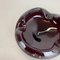 No. 1 NRed Murano Glass Bowl Shells Ashtray attributed to Venini, Italy, 1970s 6