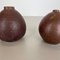 Ceramic Studio Pottery Vases attributed to Elmar & Elke Kubicek, Germany, 1970s, Set of 2 12