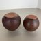 Vases Ceramic Studio Pottery Vases attribués à Elmar & Elke Kubicek, Allemagne, 1970, Set de 2 14