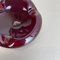 No. 2 Red Bubble Murano Glass Bowl Ashtray attributed to Venini, Italy, 1970s 10