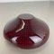 No. 2 Red Bubble Murano Glass Bowl Ashtray attributed to Venini, Italy, 1970s, Image 12