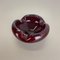 No. 2 Red Bubble Murano Glass Bowl Ashtray attributed to Venini, Italy, 1970s 3