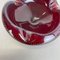 No. 2 Red Bubble Murano Glass Bowl Ashtray attributed to Venini, Italy, 1970s, Image 6