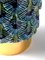 Plumage Blue & Gold Hand-Decorated Vase by Cristina Celestino for BottegaNove, Imagen 2