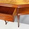 Mid-Century Modern Italian Wood, Briar and Brass Console with Drawer, 1940s 14