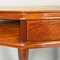 Mid-Century Modern Italian Wood, Briar and Brass Console with Drawer, 1940s, Image 13