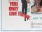 You Only Live Twice James Bond Movie Poster by Robert McGinnis, USA, 1967 5