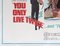 You Only Live Twice James Bond Movie Poster by Robert McGinnis, USA, 1967, Image 5