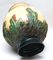 Große handgemachte und handbemalte Jugendstil Vase aus Opalglas, Belgien, 1923 11