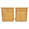 Mid-Century Nachttische aus Bambus & Rattan, Italien, 1970er, 2er Set 13