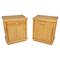 Mid-Century Bedside Tables in Bamboo & Rattan, Italy, 1970s, Set of 2 14