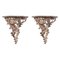 French Giltwood & Gesso Wall Brackets, 1900s, Set of 2 1