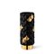 Plumage Hand-Decorated Black & Gold Vase by Cristina Celestino for BottegaNove, Image 1