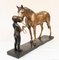 Statue Jockey et Cheval en Bronze, France 4